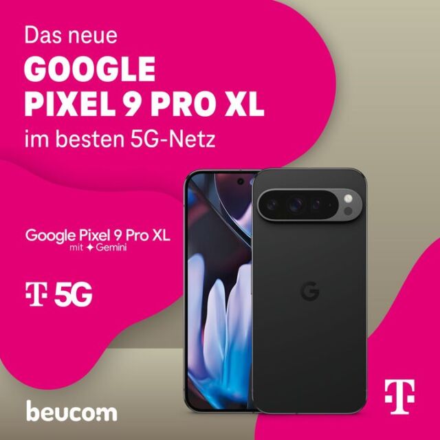 Rundum magisch. Das neue Google Pixel 9 Pro XL mit Gemini, dem integrierten KI-Assistenten. Es überzeugt mit einer seidenmatten Glasrückseite, einer raffinierten Kameraleiste und einem Rahmen aus poliertem Metall.

Lasse dich von unseren Experten beraten und sichere dir dein Angebot!

#telekom #dabei #magenta #google #pixel9proxl #5G #mobilfunk