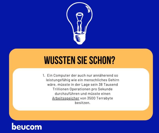 Wussten Sie schon...? 💡

#fakten #wusstensieschon #fragen #antworten #it #computer #wissenswertes #interessantefakten #beucom #telekompartner #hagen